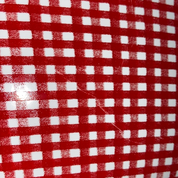 Cerutil Stoneware Oven to Table Red White Checkered Casserole Baking Portugal - Picture 6 of 11